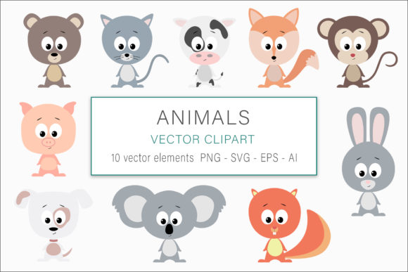 Animals Vector Illustrations for Branding and Marketing