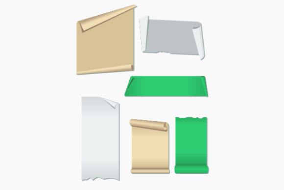Blank Paper Banners for Text Background - A Graphic Design Asset Review
