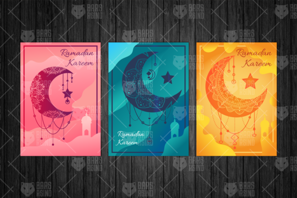 Enhance Your Ramadan Content with Elegant Moon Graphics
