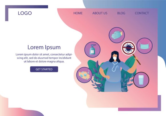 Landing Page How to Anticipate Corona Graphics