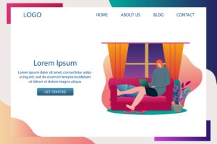 Landing Page Work From Home Art Design for Crafting