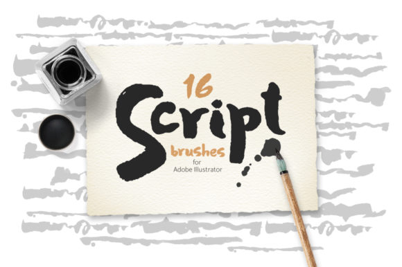 Script Brushes for Illustrator Review